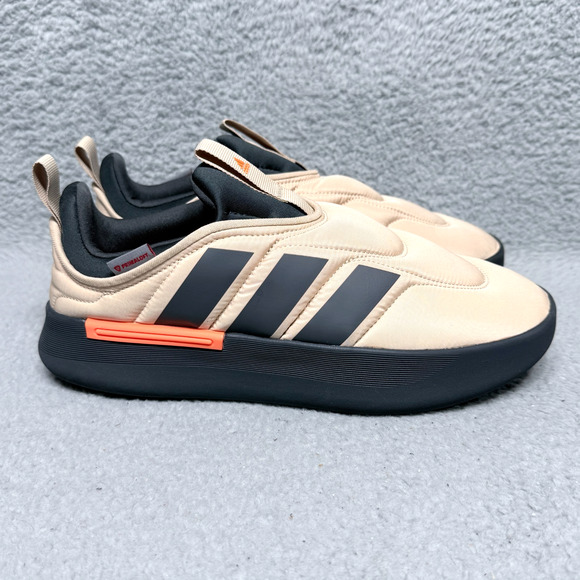 adidas Other - Adidas Adipuff Mens Size 9 Slip On Sneakers Magic Beige Black Primaloft IF4227
